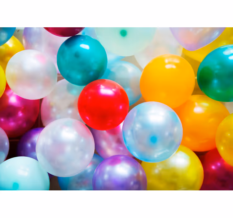 Store enrouleur chambre enfant ballons colorés - TenStickers