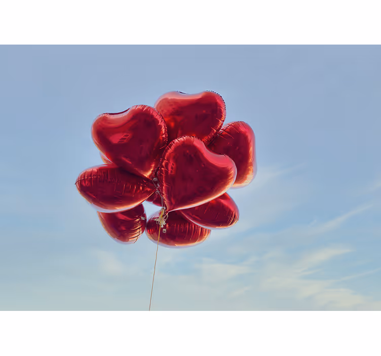 Store enrouleur chambre enfant ballons rouges vintage - TenStickers