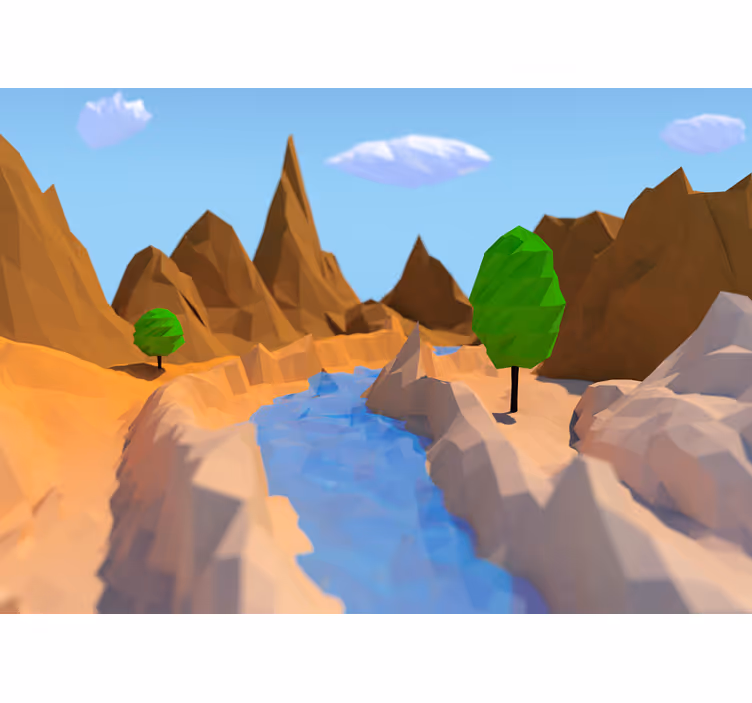 Store enrouleur chambre enfant illustration 3d nature - TenStickers
