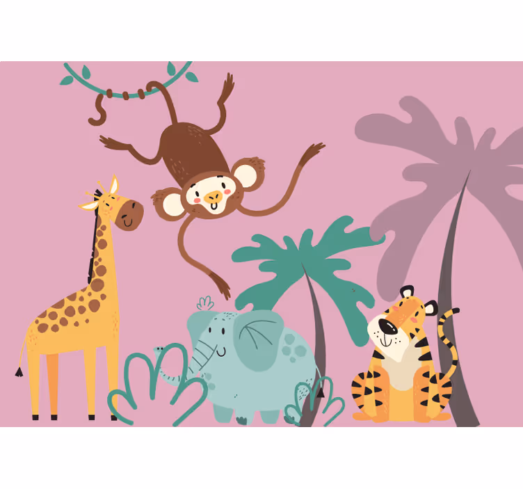 Store enrouleur chambre enfant jungle "boho" - TenStickers