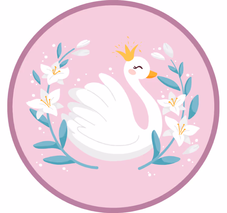 Store enrouleur chambre enfant reine des cygnes - TenStickers