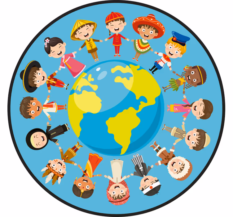 Store enrouleur chambre enfant avec motifs ethniques - TenStickers