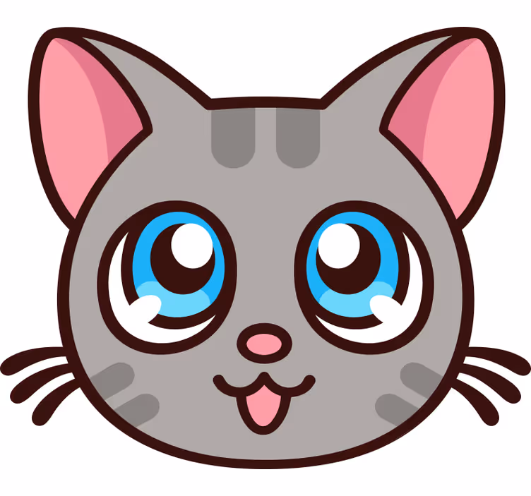 Store enrouleur chambre enfant chat mignon anime - TenStickers