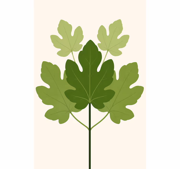 Store enrouleur fleurs et de plantes figuier - TenStickers
