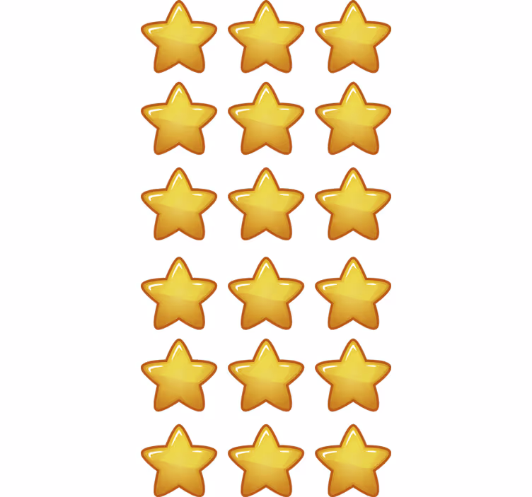 Store enrouleur chambre enfant motifs géométriques étoiles - TenStickers