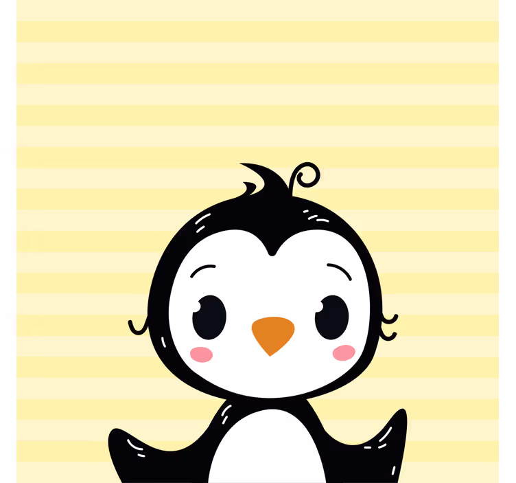 Store enrouleur chambre enfant pingouin mignon - TenStickers