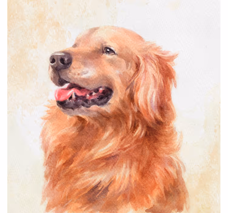 Store enrouleur chambre enfant style aquarelle chien - TenStickers
