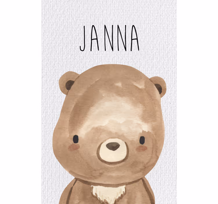 Store enrouleur chambre enfant ours des bois - TenStickers