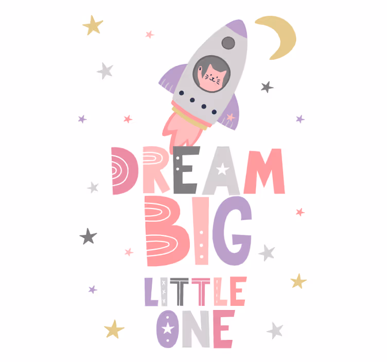 Store enrouleur chambre enfant rêve grand petit - TenStickers