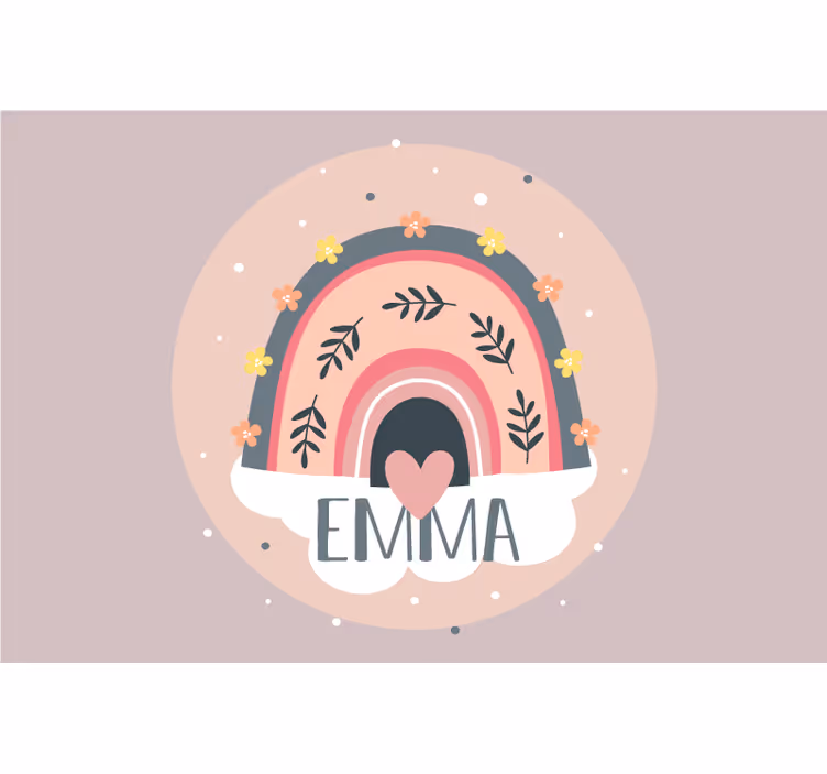 Store enrouleur chambre enfant arc-en-ciel - TenStickers
