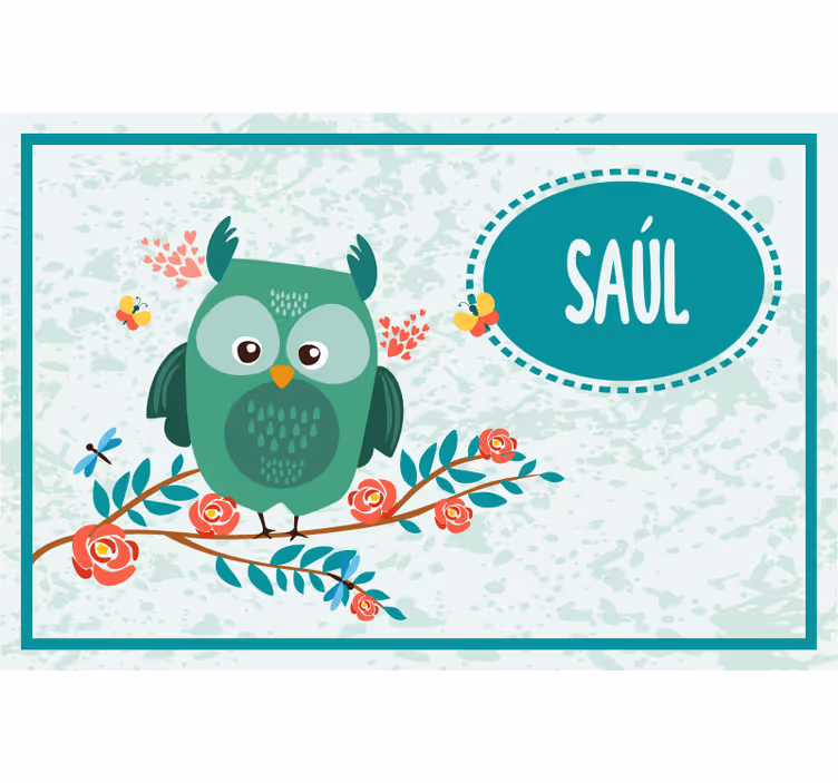 Store enrouleur chambre enfant hibou personnalisable - TenStickers