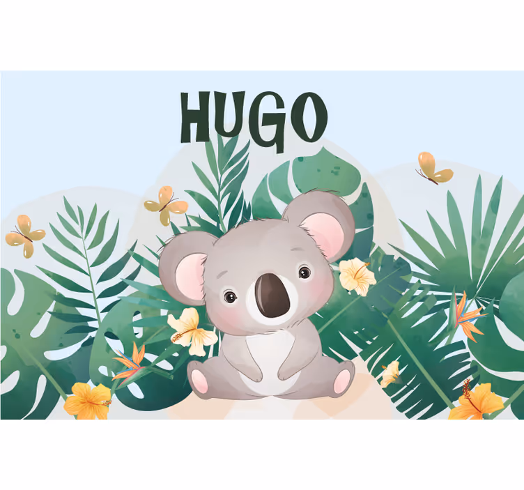 Store enrouleur chambre enfant koala mignon personnalisé - TenStickers