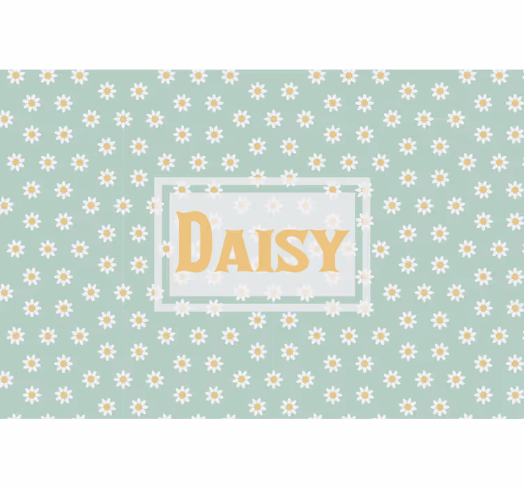 Store enrouleur chambre enfant motif marguerite - TenStickers