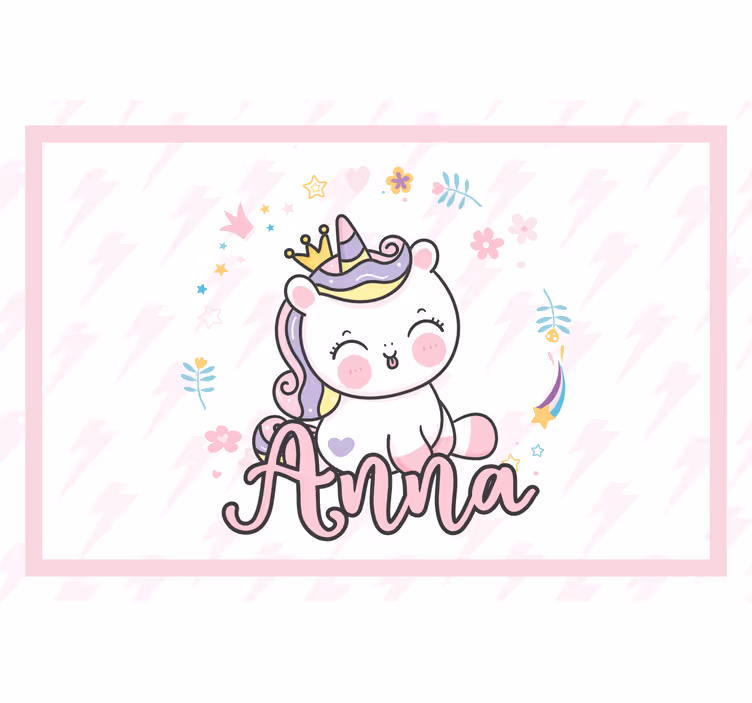 Store enrouleur chambre enfant licorne bébé jolie - TenStickers