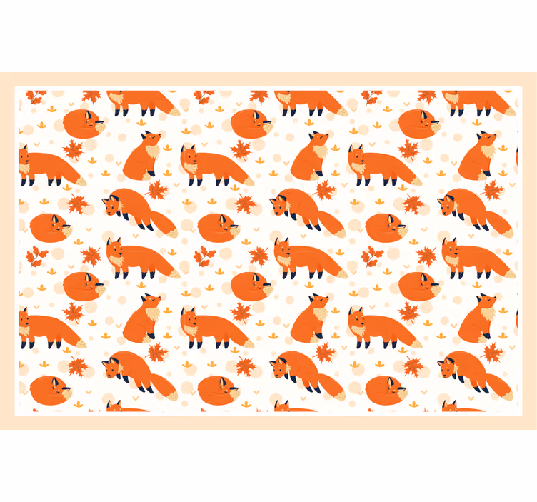 Store enrouleur chambre enfant renards magnifiques - TenStickers