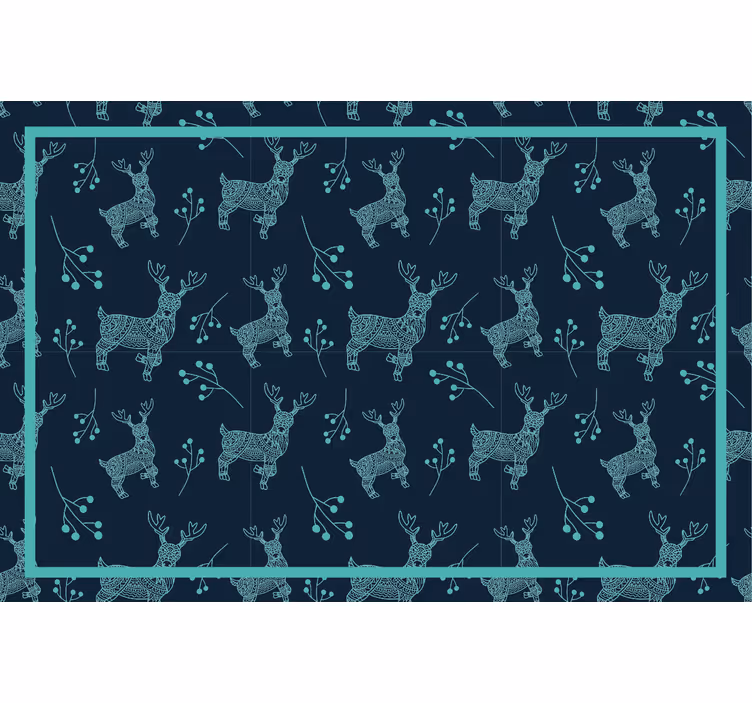 Store enrouleur chambre enfant animaux sauvages renne - TenStickers