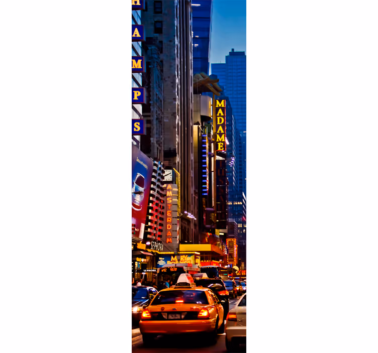 Store enrouleur cuisine décoratif times square - TenStickers
