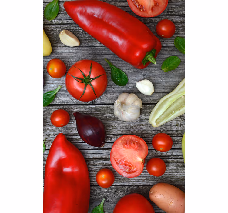 Store enrouleur cuisine table de légumes - TenStickers