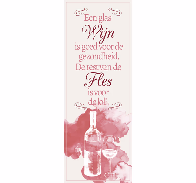 Store enrouleur cuisine motif vin élégant - TenStickers