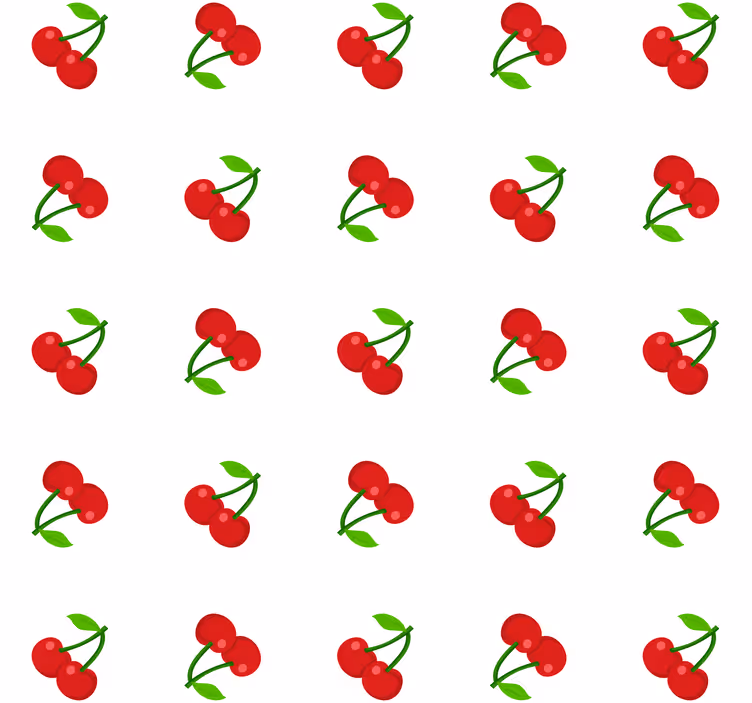 Store enrouleur cuisine confettis cerise - TenStickers