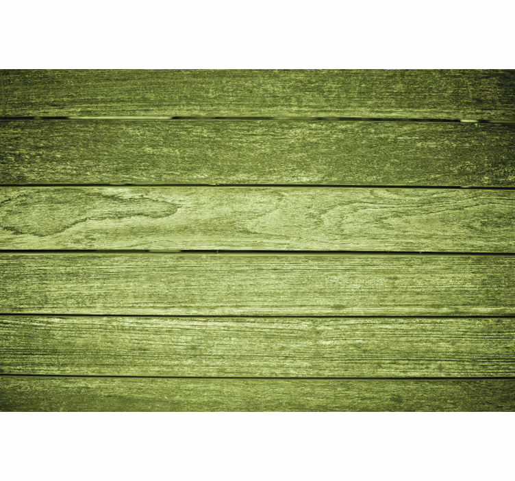 Store enrouleur vert en imitation bois naturel - TenStickers