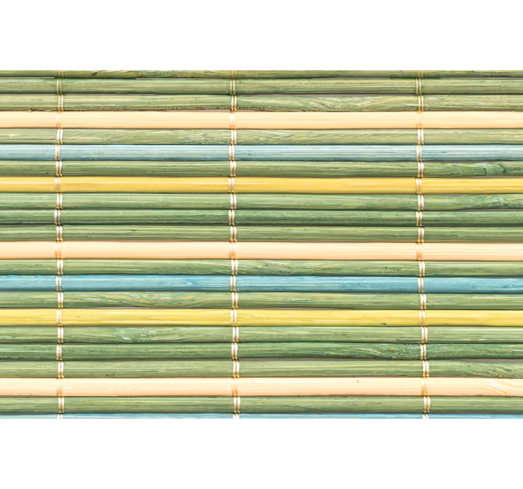 Store enrouleur vert texture bambou verte - TenStickers