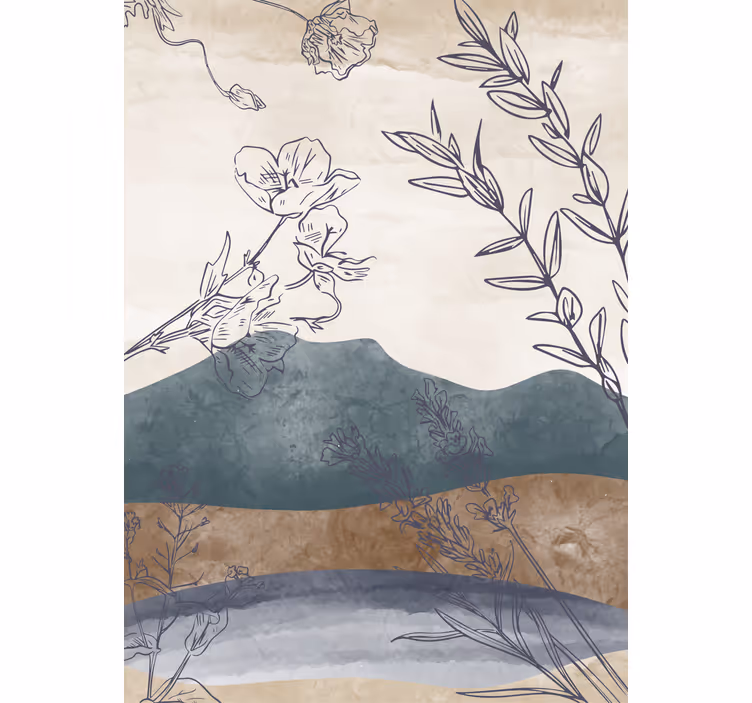 Store enrouleur bureaux nature peinte - TenStickers