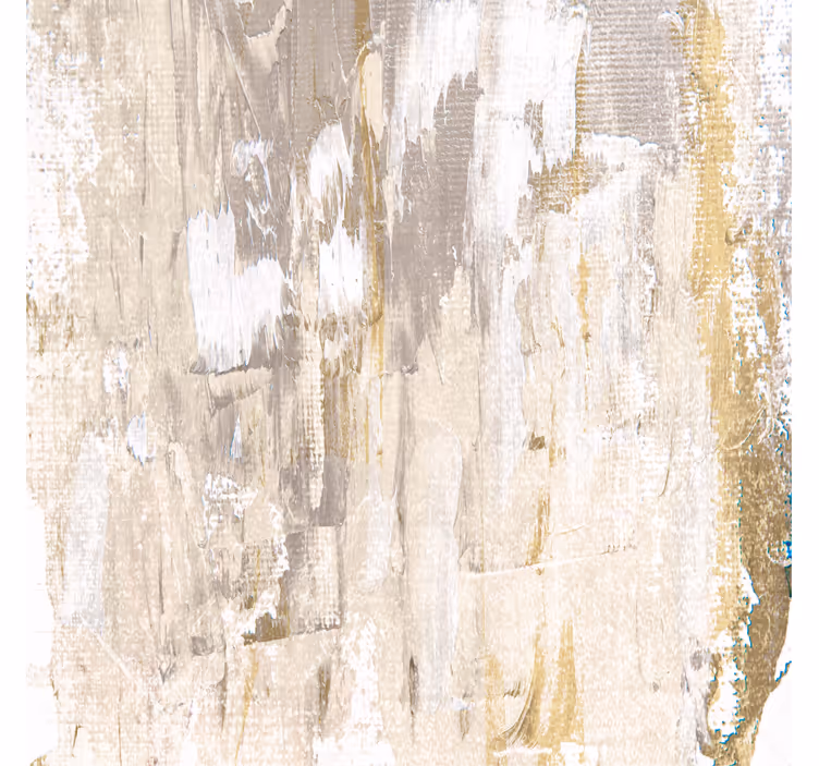 Store enrouleur salon peinture forêt blanche abstraite - TenStickers