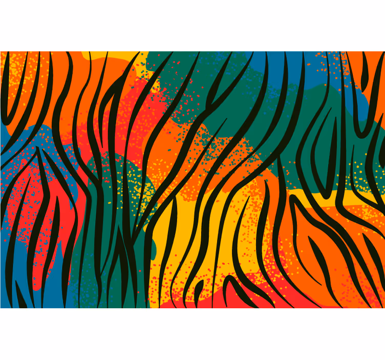 Store enrouleur chambre imprimé animaux africains - TenStickers