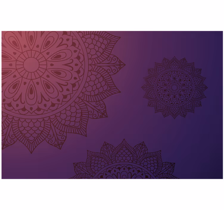 Store enrouleur chambre mandala bleu lumineux - TenStickers