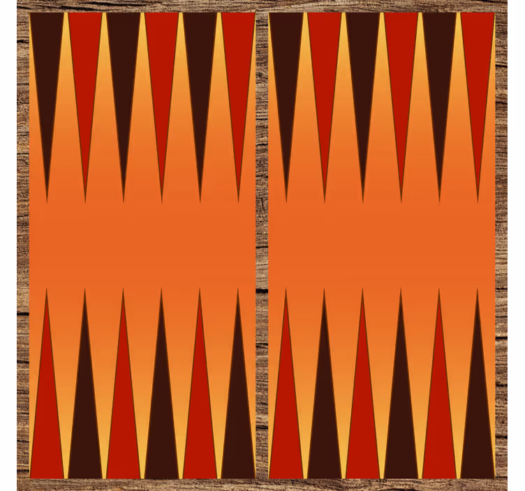 Store enrouleur chambre enfant tapis vinyle backgammon - TenStickers