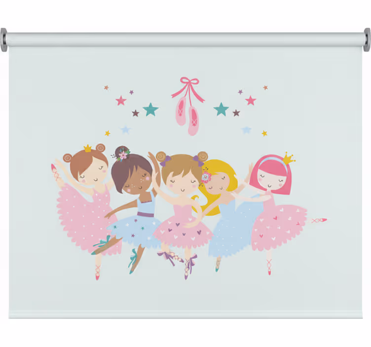 Store enrouleur chambre enfant illustration colorée ballet - TenStickers