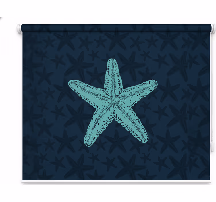 Store enrouleur chambre enfant étoiles bleues - TenStickers
