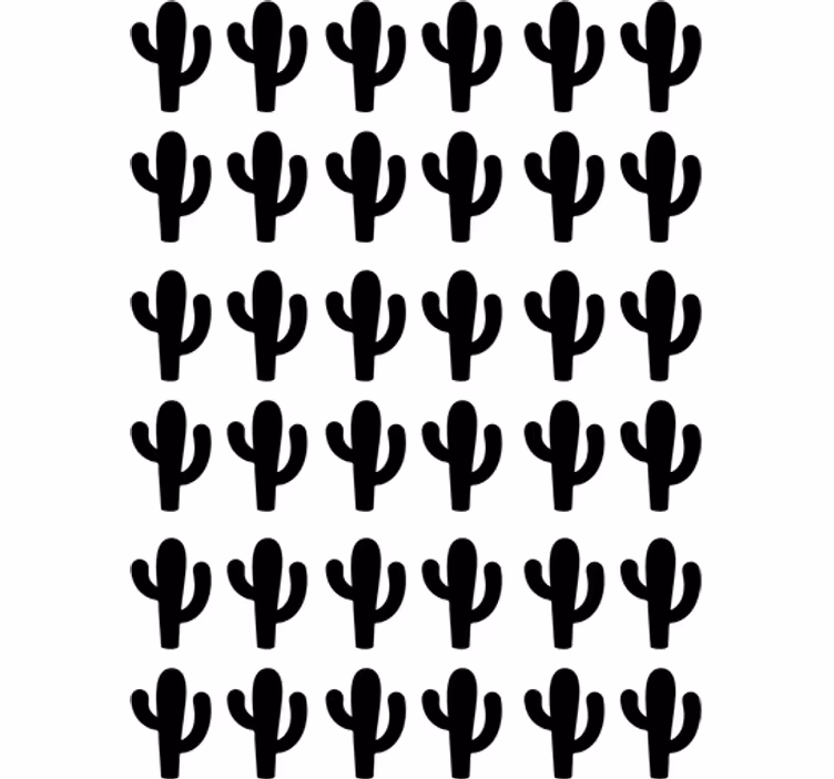 Store enrouleur chambre ado cactus autocollant - TenStickers