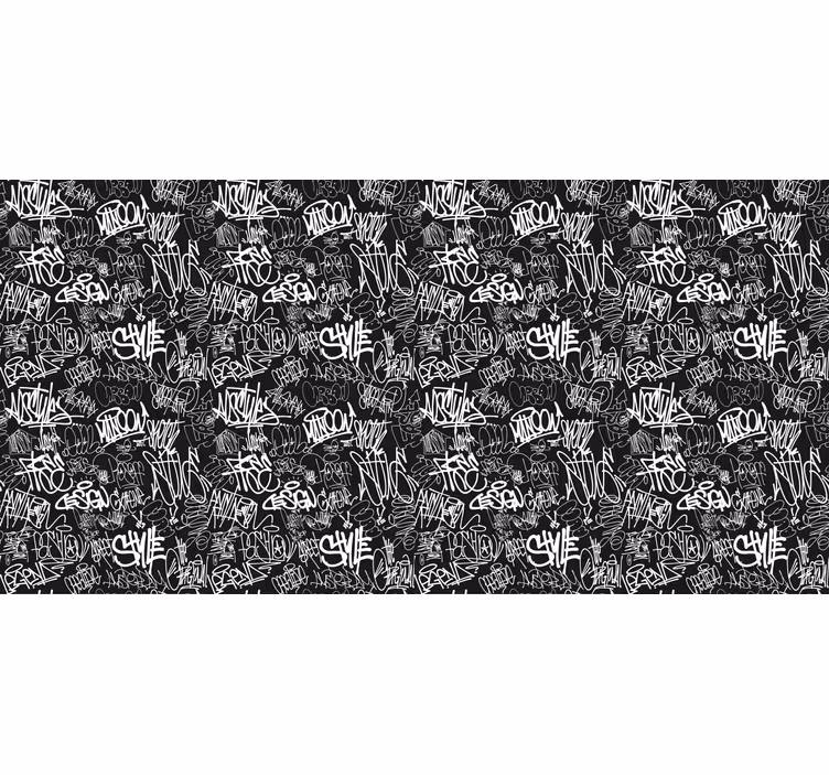 Store enrouleur chambre ado motif graffiti urbain - TenStickers
