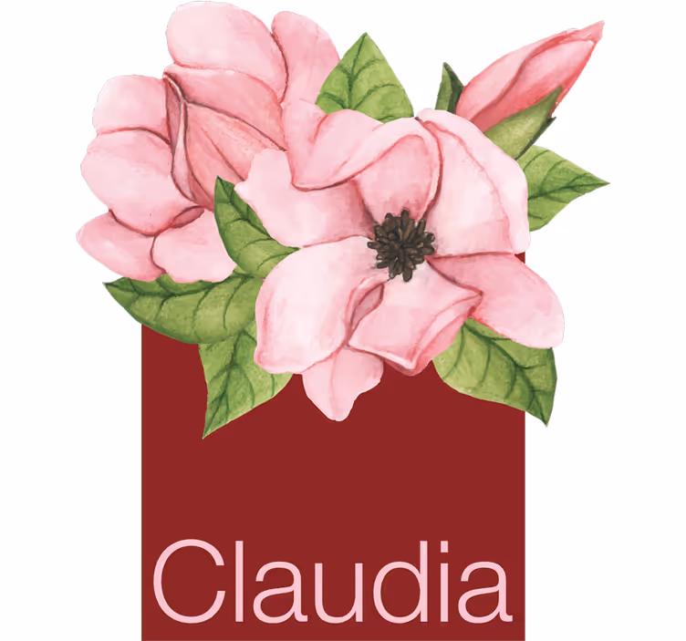 Store enrouleur chambre ado magnolia avec nom - TenStickers