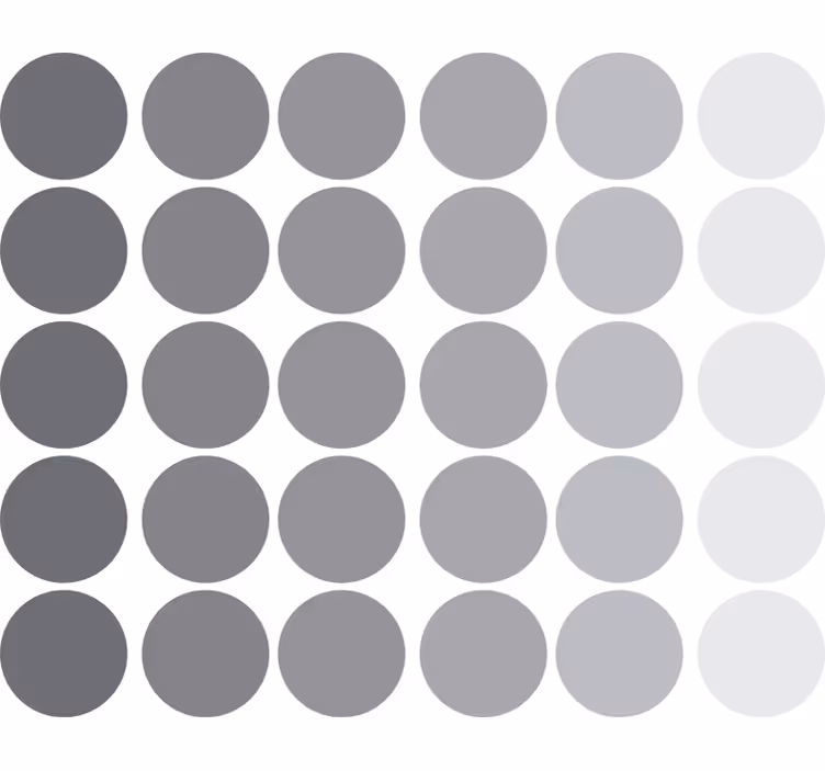 Store enrouleur chambre ado cercles géométriques gris - TenStickers
