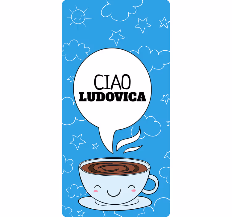 Store enrouleur chambre ado tasse café personnalisée - TenStickers