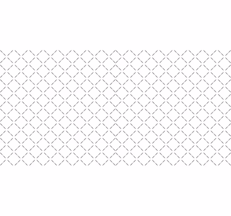 Store enrouleur blanc losanges nordiques - TenStickers