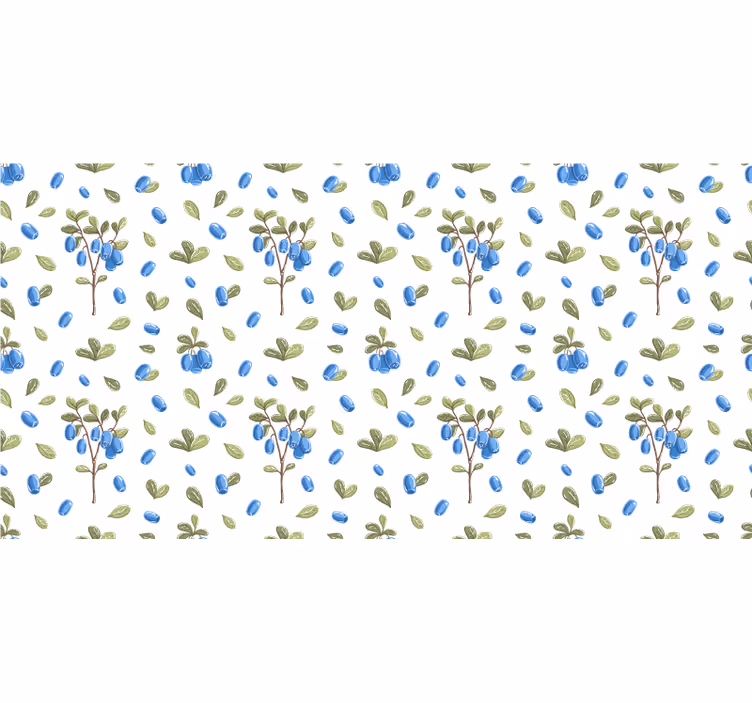 Store enrouleur blanc motif floral aquarelle - TenStickers