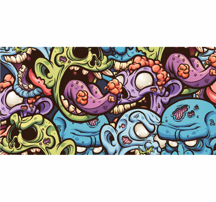 Store enrouleur gamer zombies - TenStickers