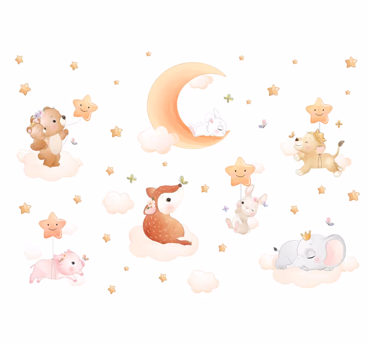 Store enrouleur chambre bébé doux rêves - TenStickers