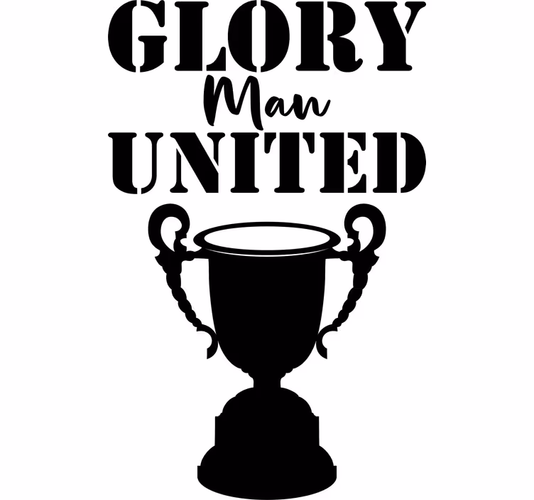 Store enrouleur phrase gloire à man united - TenStickers