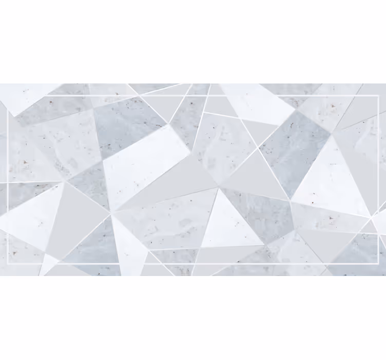Store enrouleur gris composition de carreaux abstraits - TenStickers