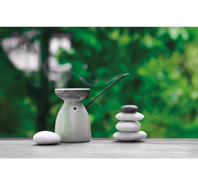 Store enrouleur salle de bain ambiance zen - TenStickers