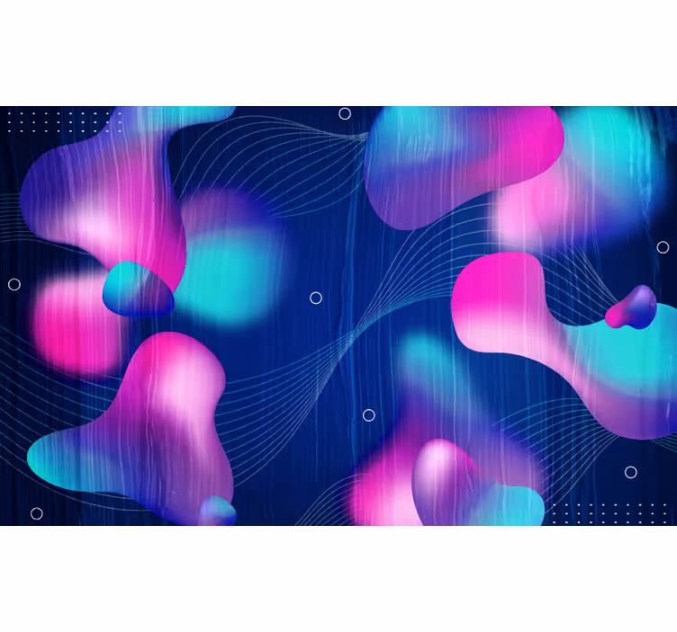 Store enrouleur salle de bain art fluide moderne - TenStickers
