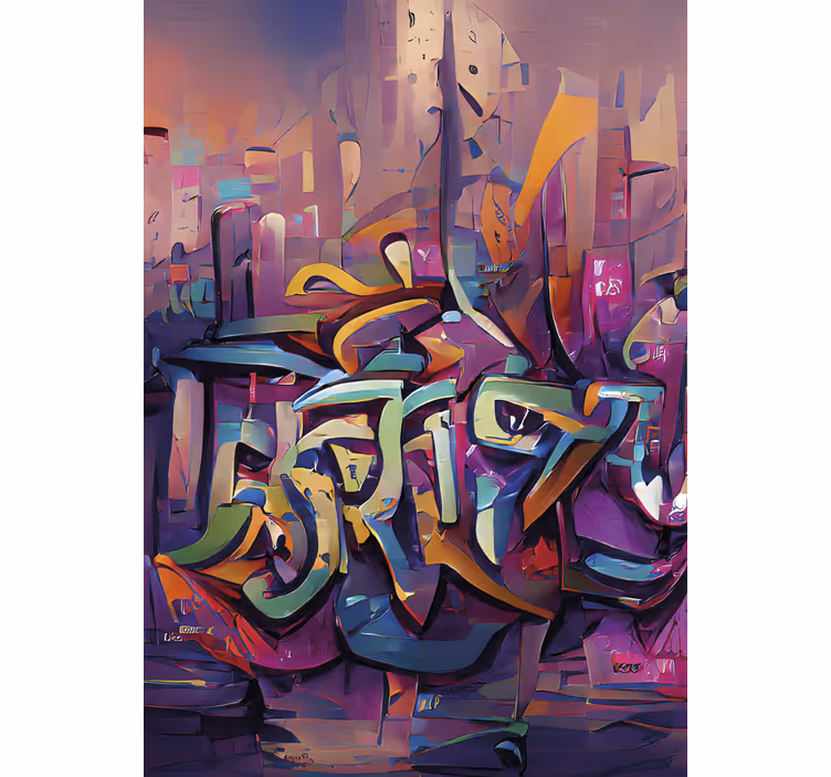 Store enrouleur chambre ado style graffiti urbain - TenStickers