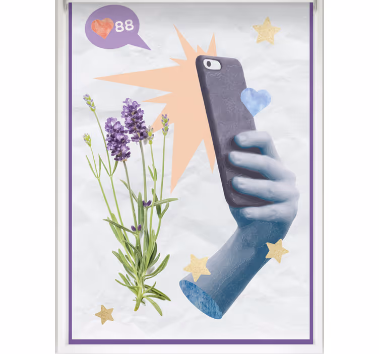 Store enrouleur chambre ado vie numérique - TenStickers