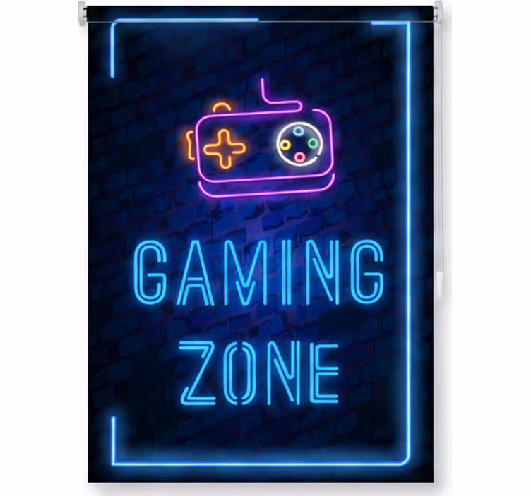 Store enrouleur chambre ado zone de jeu - TenStickers