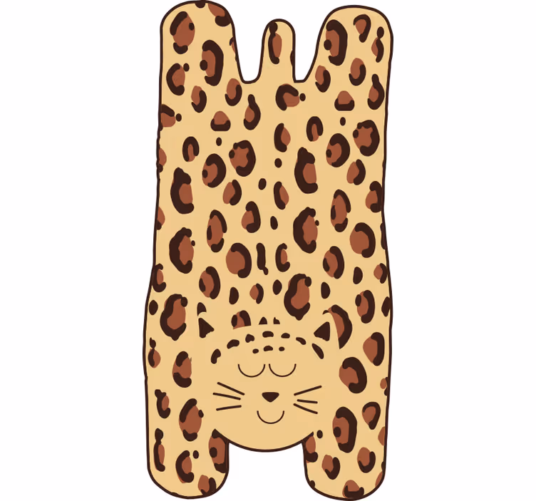 Store enrouleur amusant guépard pour enfants - TenStickers
